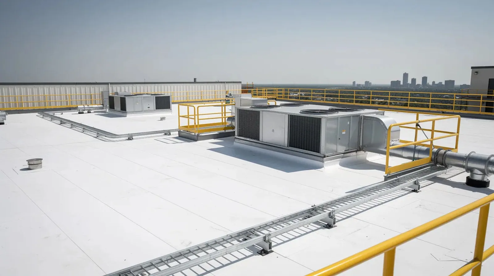 Commercial roof inspection in Carrollton, TX